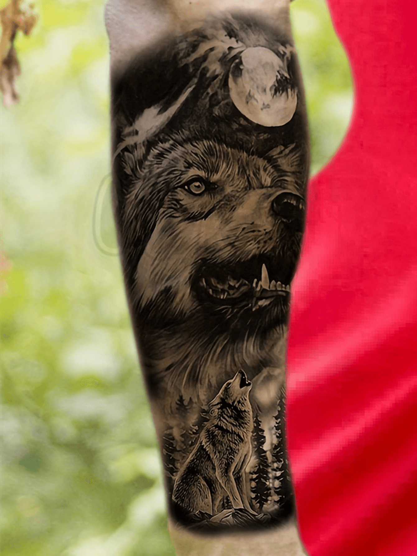 Animal and Skull Tattoo Patch